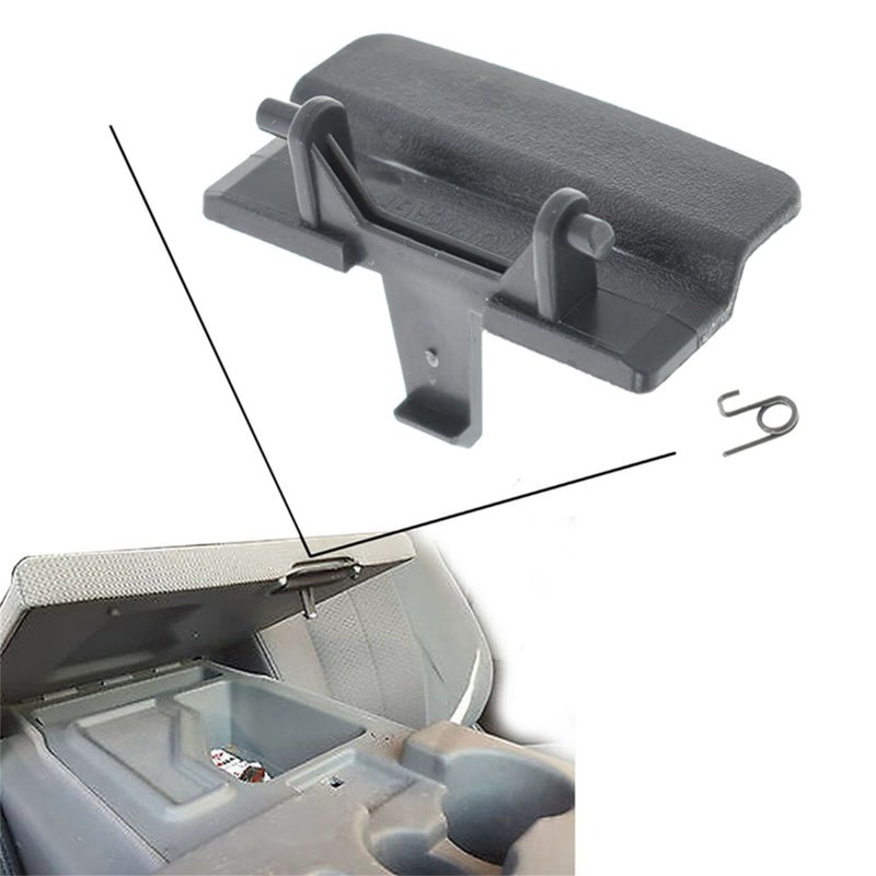 munirater Gray Center Console Seat Lid Latch Replacement for F150 2010-2018 BL34-18672A66 - Image 3